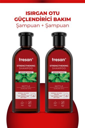 Tresan Nettle Dökülme Karşıtı Normal İçin Şampuan 2x300 ml