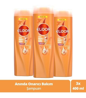Elidor Superblend Anında Bakım Onarıcı Şampuan 3x400 ml