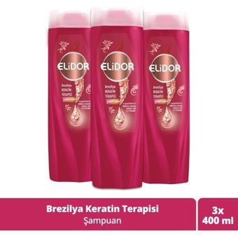 Elidor Superblend Besleyici Pürüzsüz Görünüm Şampuan 3x400 ml