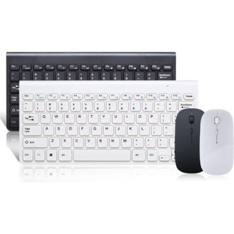 Triline Ergonomik Beyaz Kablosuz Klavye Mouse Seti
