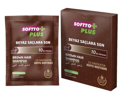 Softto Plus Black Hair Şampuan 21 ml