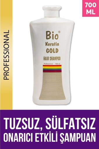 Bio Keratin Gold Hair Shampoo Onarıcı Şampuan 700 ml
