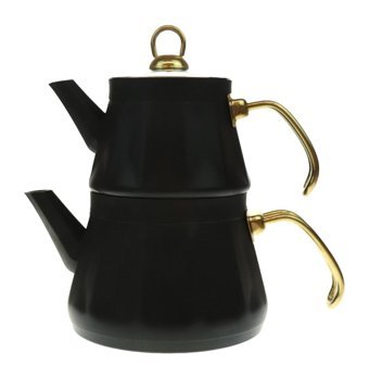 Şener Paçi Kitchenware Metal Saplı Granit Çaydanlık Takımı