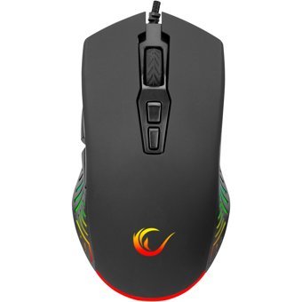 Rampage Fitment Işıklı Ergonomik Siyah Kablolu Klavye Mouse Seti