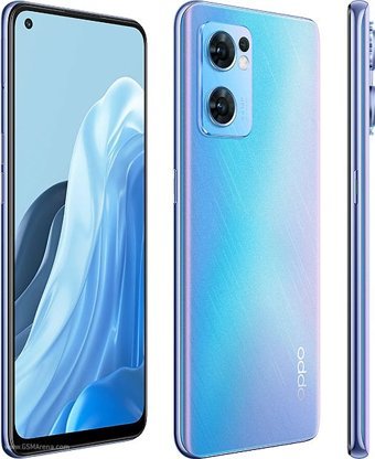Oppo Reno7 5G 256 GB Hafıza 8 GB Ram 6.43 inç 64 MP Çift Hatlı AMOLED Ekran Android Akıllı Cep Telefonu Mavi