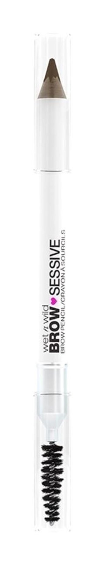 Wet N Wild Brow Sessive Dark Brown Asansörsüz Çift Taraflı Kalın Uçlu Kaş Kalemi Koyu Kahve