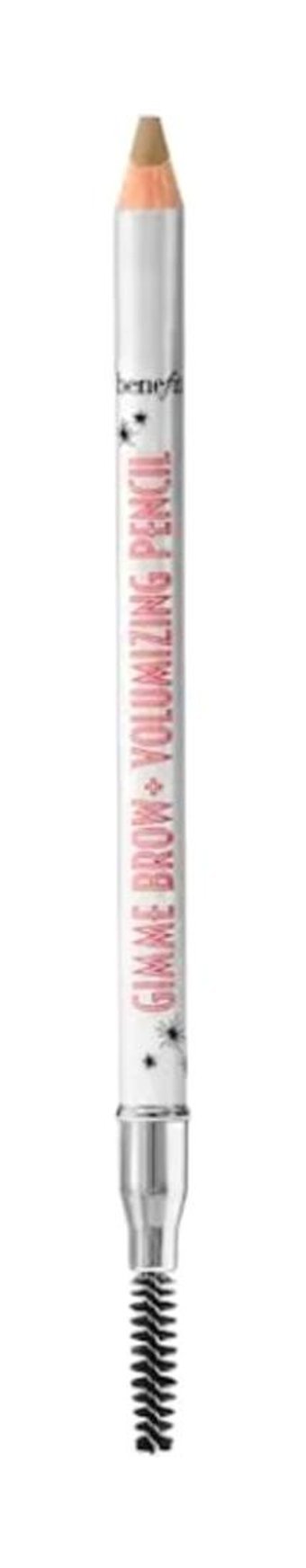 Benefit Cosmetics Gimme Brow+ Volumizing Warm Medium Brown Shade 3.75 Suya Dayanıklı Asansörsüz Çift Taraflı Kalın Uçlu Kaş Kalemi Kahverengi