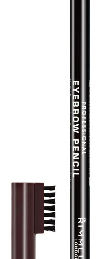 Rimmel London Dark Brown Asansörsüz Kalın Uçlu Kaş Kalemi Koyu Kahve