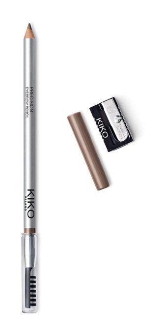 Kiko Milano Precision Asansörsüz Çift Taraflı İnce Uçlu Kaş Kalemi Açık Kahve