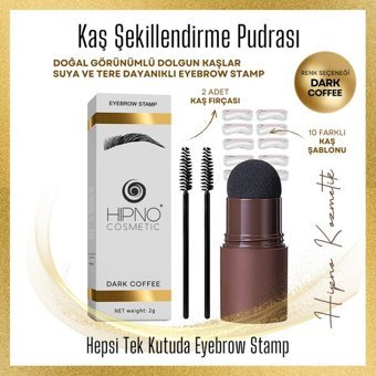 Hipno Cosmetic Dark Coffee Suya Dayanıklı Asansörsüz Mikro Kaş Kalemi Kestane