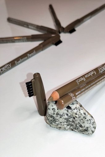 Pretty Beauty No:02 Suya Dayanıklı Asansörsüz Kalın Uçlu Kaş Kalemi Açık Kahve