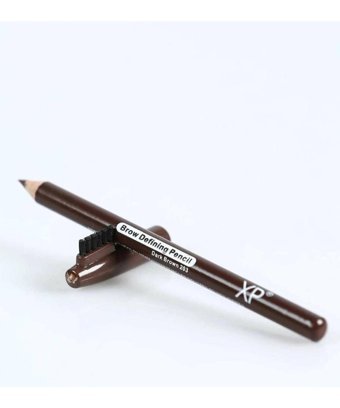 XP Dark Brown 203 Suya Dayanıklı Asansörsüz Kalın Uçlu Kaş Kalemi Kahverengi