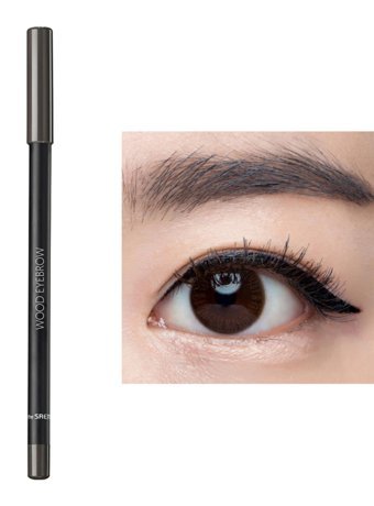 The Saem Gray Brown Asansörsüz İnce Uçlu Kaş Kalemi Kahverengi