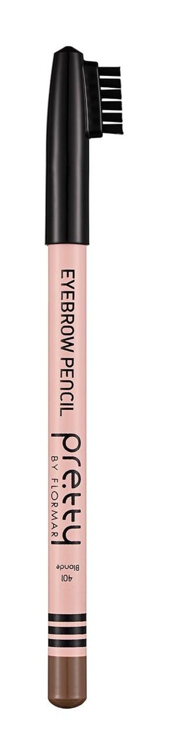 Flormar 401 Blonde Suya Dayanıklı Asansörsüz Kalın Uçlu Kaş Kalemi Kahverengi