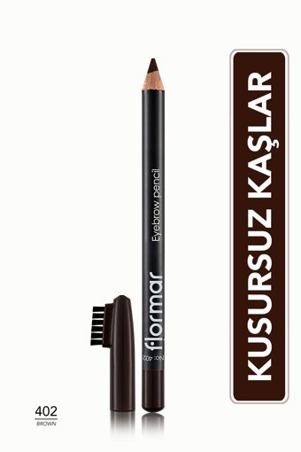 Flormar No:402 Asansörsüz Kalın Uçlu Kaş Kalemi Kahverengi