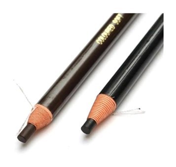 Alpiko Medikal Coloured Soft Cosmetic Art Suya Dayanıklı Asansörsüz Kalın Uçlu Kaş Kalemi Siyah