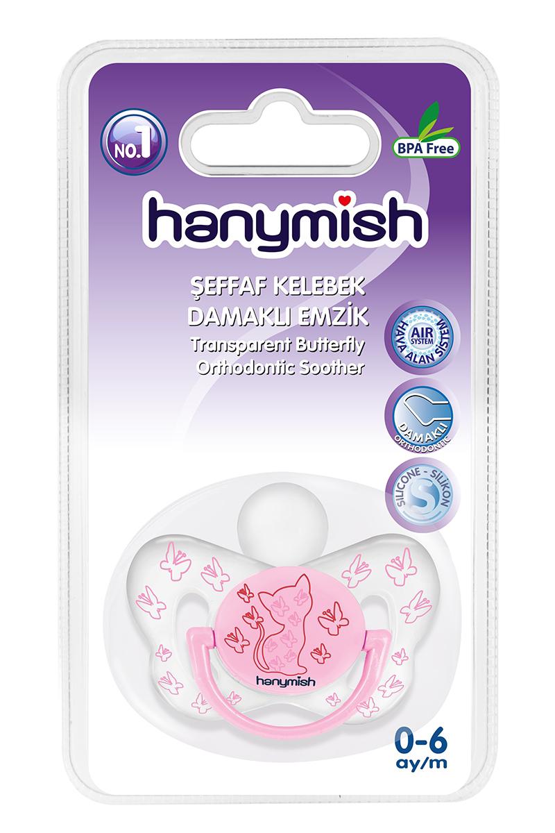 Hanymish Kelebek No:1 0-6 Ay Pembe Emzik