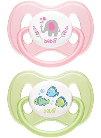 Bebsi No:1 0-6 Ay Pembe - Yeşil Emzik