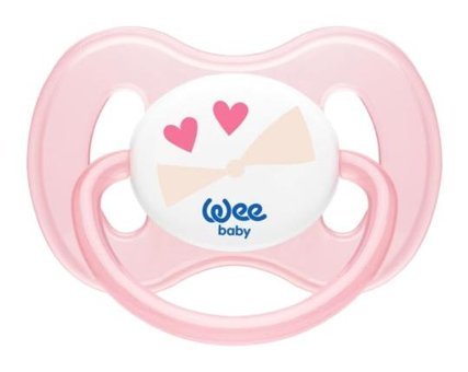 Wee Baby Kelebek No:2 6-18 Ay Pembe Emzik