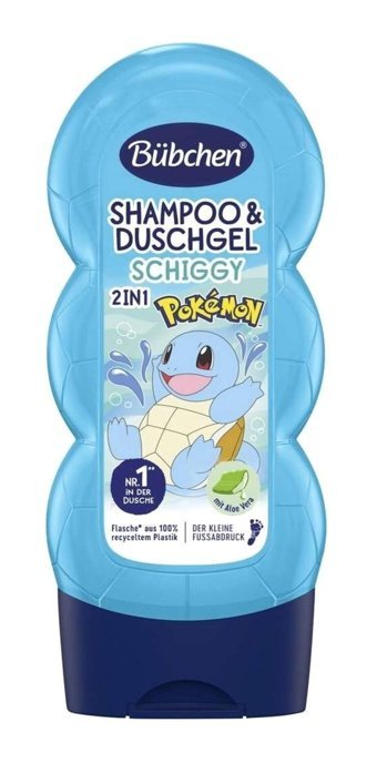 Bübchen Pokemon Schiggy Aloe Veralı Bebek Şampuanı 230 ml