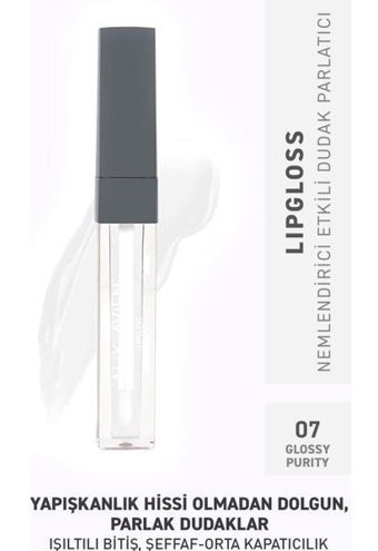 Alix Avien 07 Glossy Purity Nemlendiricili Dudak Parlatıcısı Beyaz