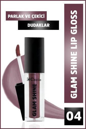 Cecile 04 Dudak Parlatıcısı Mor