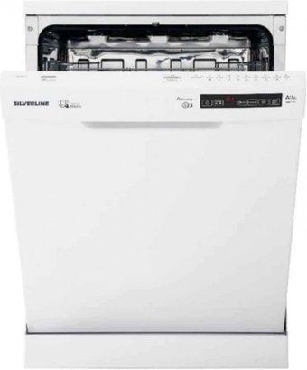 Silverline D11039W01 9 Programlı A++ Enerji Sınıfı 12 Kişilik Cam Kapaklı Wifili Çekmeceli Beyaz Solo Bulaşık Makinesi
