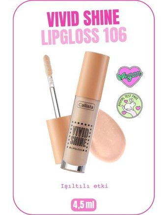 Callista 106 Vanilla Goddess Nemlendiricili Dudak Parlatıcısı Nude