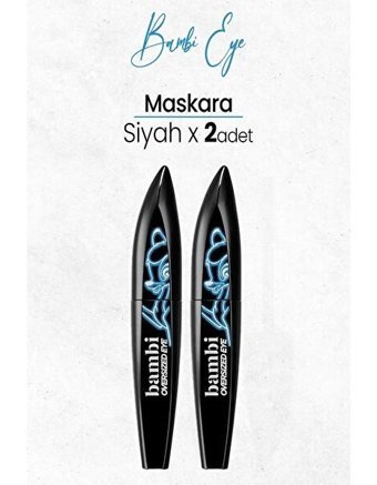 L'oréal Paris Bambi Oversized Hacim Veren Siyah Maskara 2 Adet