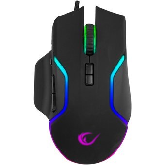 Rampage KB-R19 Işıklı Ergonomik Kırmızı Kablolu Klavye Mouse Seti