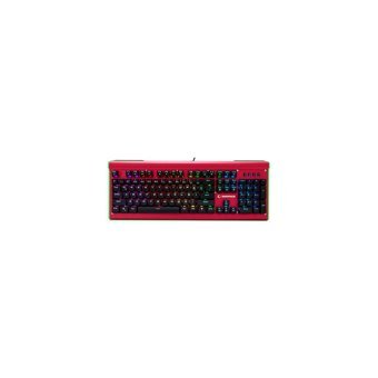 Rampage KB-R19 Işıklı Ergonomik Kırmızı Kablolu Klavye Mouse Seti