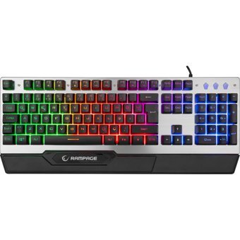 Rampage Km-26 Işıklı Ergonomik Siyah Kablolu Klavye Mouse Seti