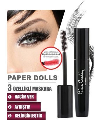 Pierre Cardin Paper Dolls Hacim Veren Siyah Maskara