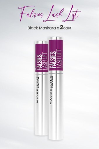 Maybelline New York The Falsies Lash Lift Besleyici Siyah Maskara 2 Adet