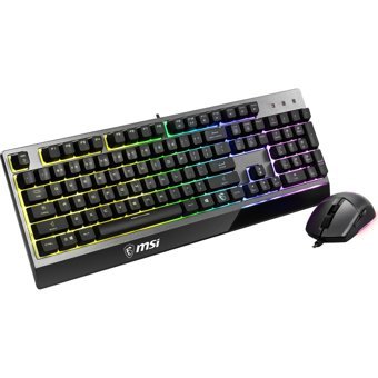 MSI Vigor GK30 Combo Işıklı Siyah Kablolu Klavye Mouse Seti