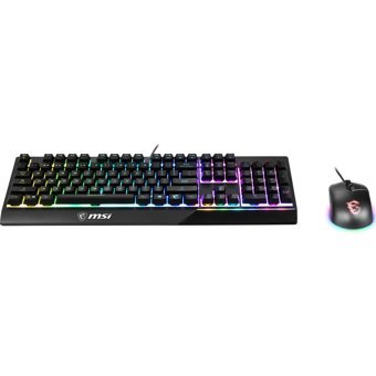 MSI Vigor GK30 Combo Işıklı Siyah Kablolu Klavye Mouse Seti