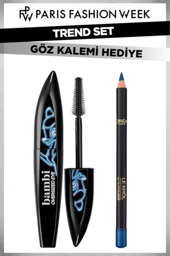 L'oréal Paris Bambi Oversized Hacim Veren Siyah Maskara + Göz Kalemi