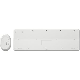 Lenovo Lecoo KW204 Sessiz Beyaz Kablosuz Klavye Mouse Seti