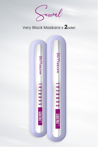 Maybelline New York Surreal Hacim Veren Siyah Maskara 2 Adet