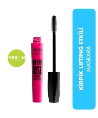 Nyx On The Rise Hacim Veren Siyah Maskara