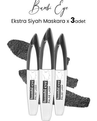 L'oréal Paris Bambi Eye Hacim Veren Siyah Maskara 3 Adet