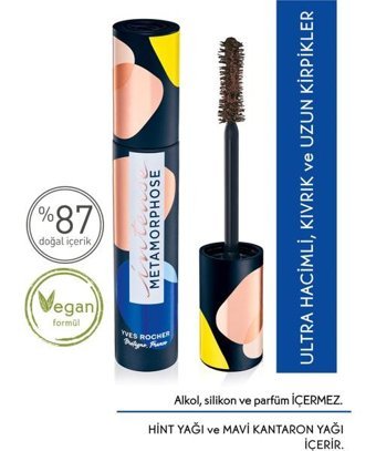 Yves Rocher Intense Metamorphose Hacim Veren Kahverengi Maskara