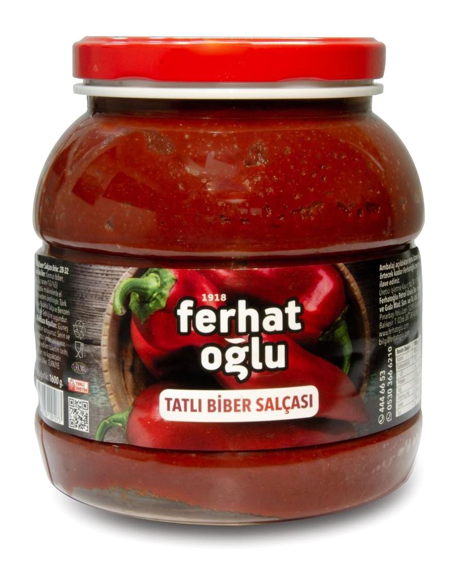 Ferhatoğlu Tatlı Biber Salçası 1.6 kg