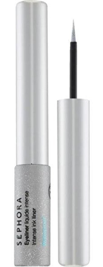 Sephora Intense Ink Liquid 13 Suya Dayanıklı Metallic Royal Silver Kalıcı İnce Uçlu Likit Eyeliner