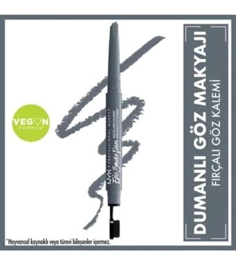 Nyx Epic Çift Taraflı Mat Slate Smoke Kalın Uçlu Kalem Eyeliner