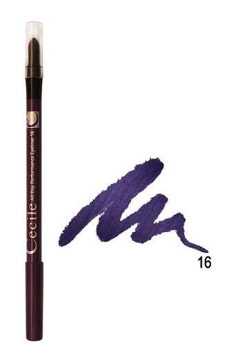 Cecile No:16 Mat Mor İnce Uçlu Kalem Eyeliner