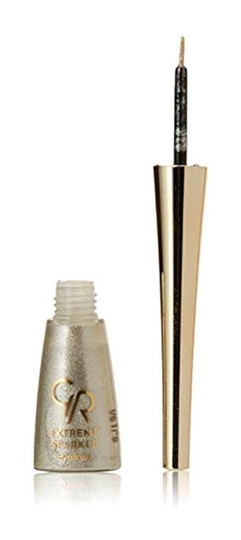 Golden Rose Extreme Sparkle No:101 Işıltılı Gümüş İnce Uçlu Likit Eyeliner