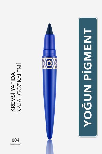 Flormar No:004 Mat Mavi Kalın Uçlu Kalem Eyeliner