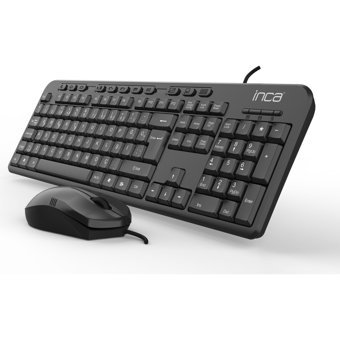 Inca IMK-375T Siyah Kablolu Klavye Mouse Seti