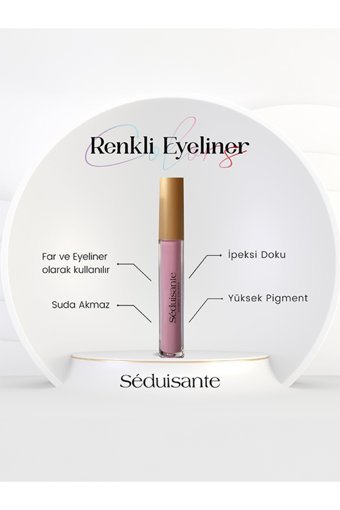 Séduisante Mat Pembe Kalıcı İnce Uçlu Likit Eyeliner